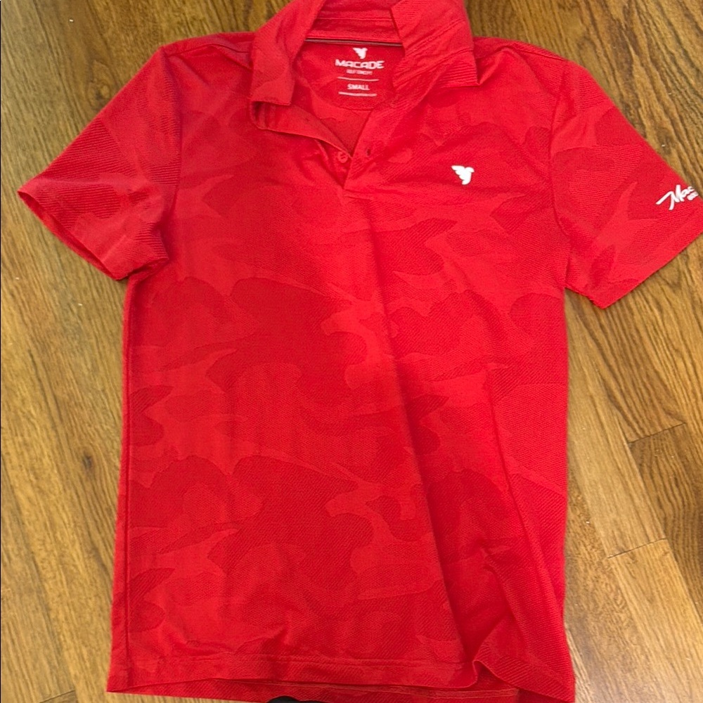 Red Men's Polo Shirt